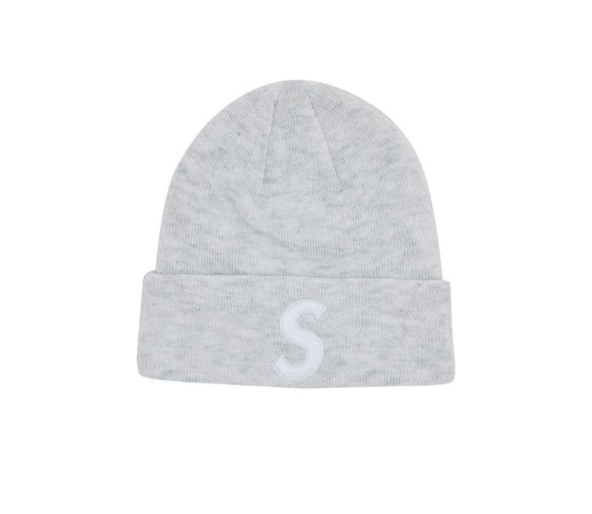 SUPREME NEW ERA S LOGO BEANIE ‘GREY’