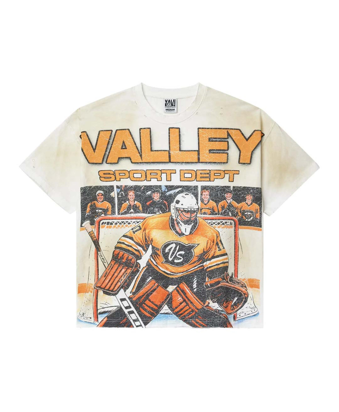 ORANGE HOCKEY VALLEY TEE