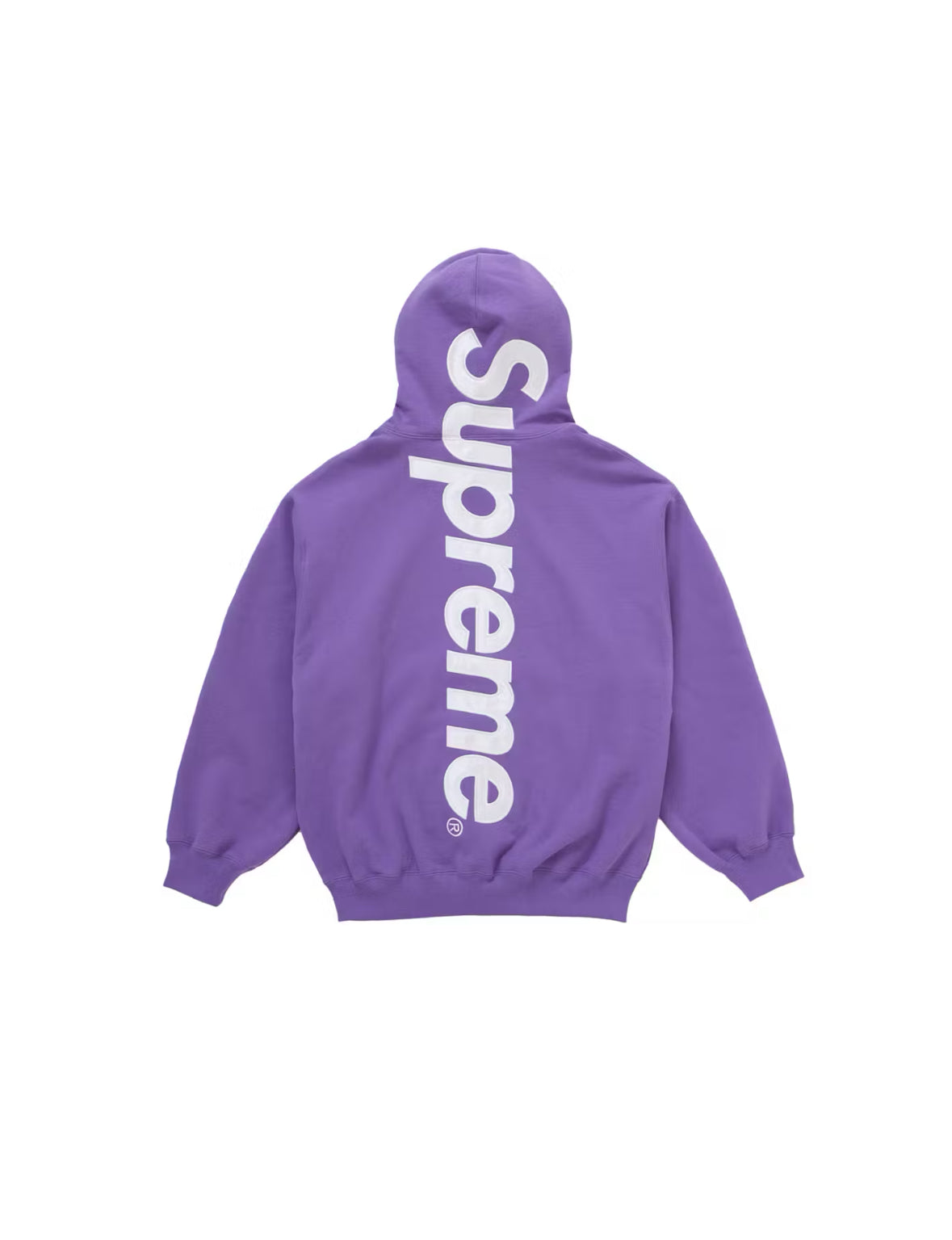 PURPLE APPLIQUE HOODIE