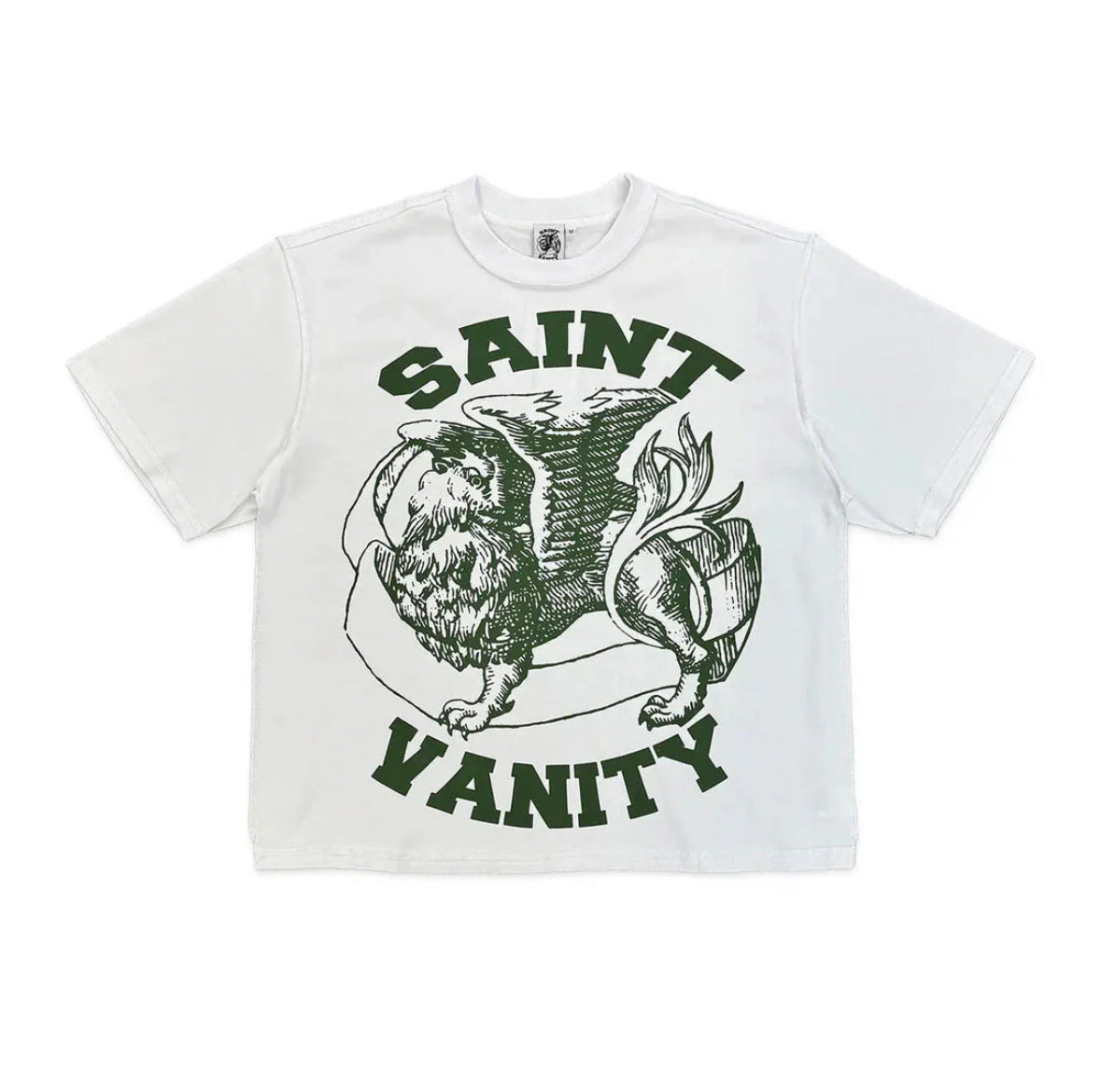 SAINT VANITY GRIFFIN GREEN T-SHIRT