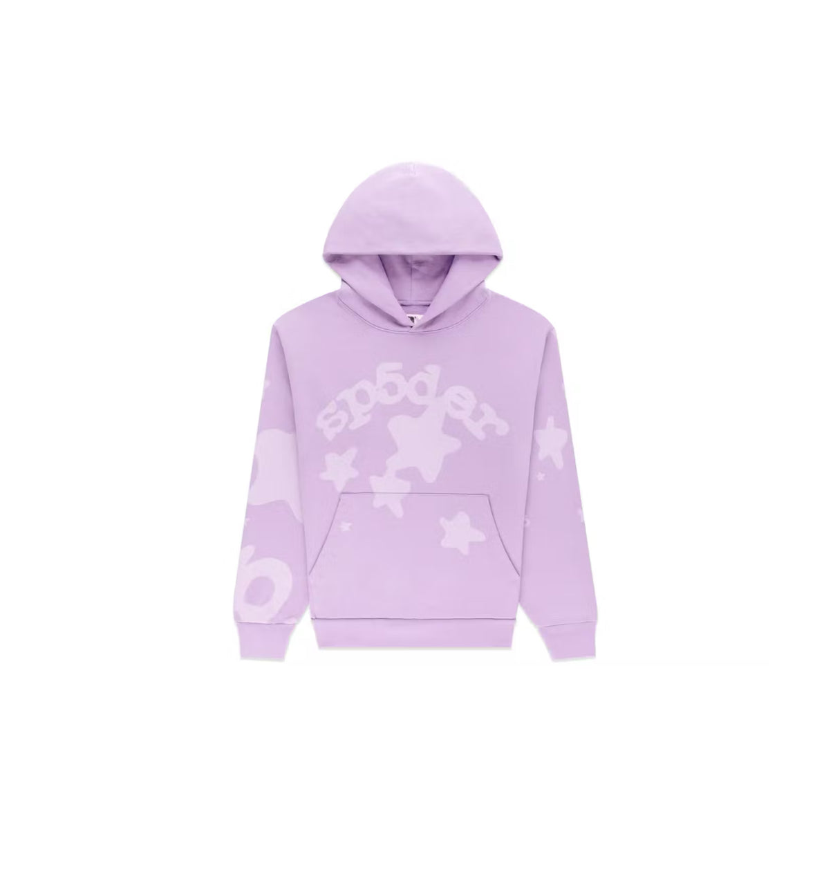 PURPLE BELUGA SP5DER HOODIE