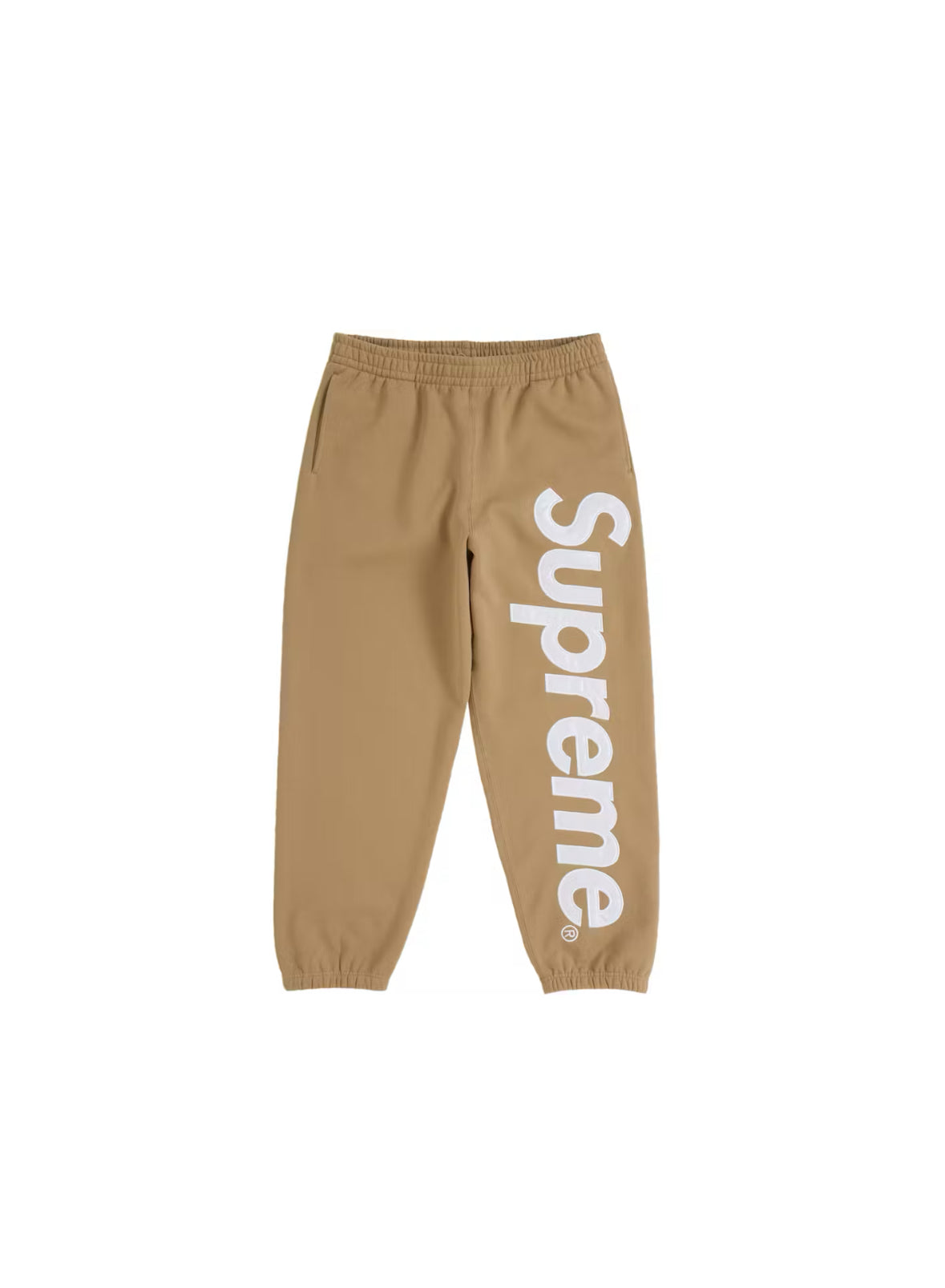 BROWN APPLIQUÉ SWEATPANTS