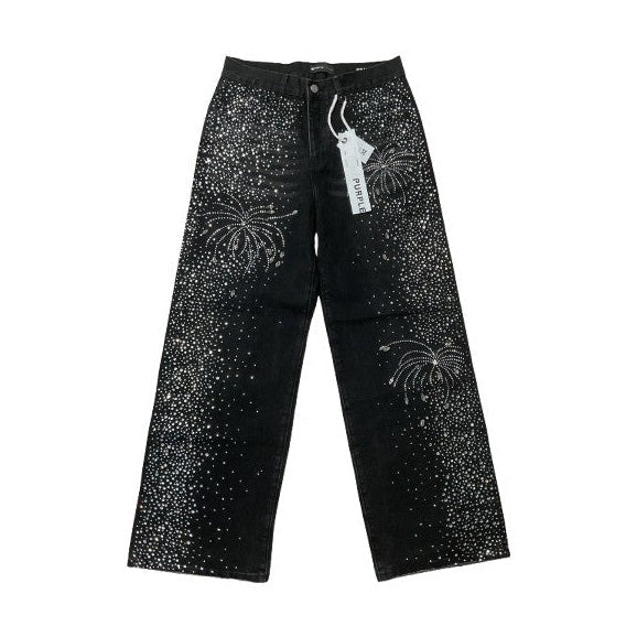 RHINESTONE PURPLE JEANS