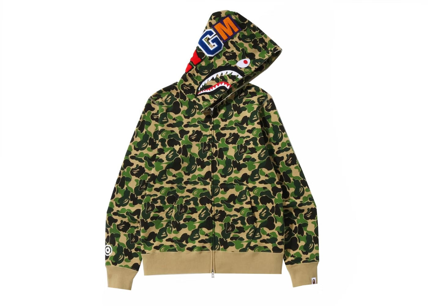 GREEN CAMO FULL ZIP