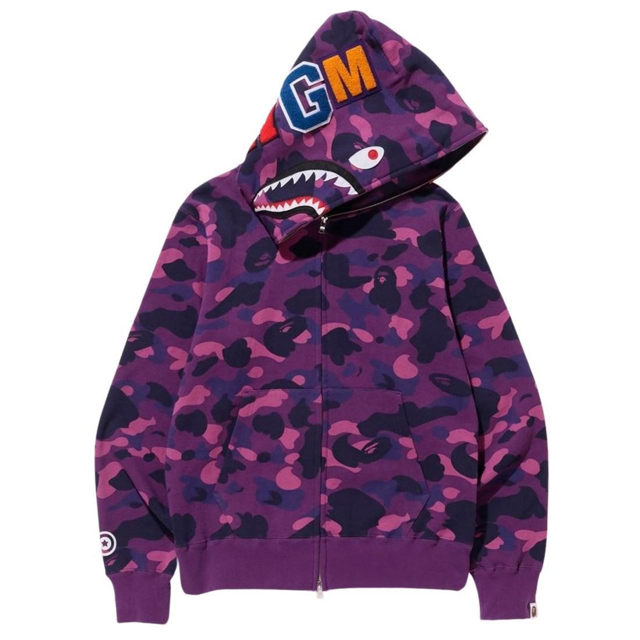 PURPLE CAMO FULL ZIP
