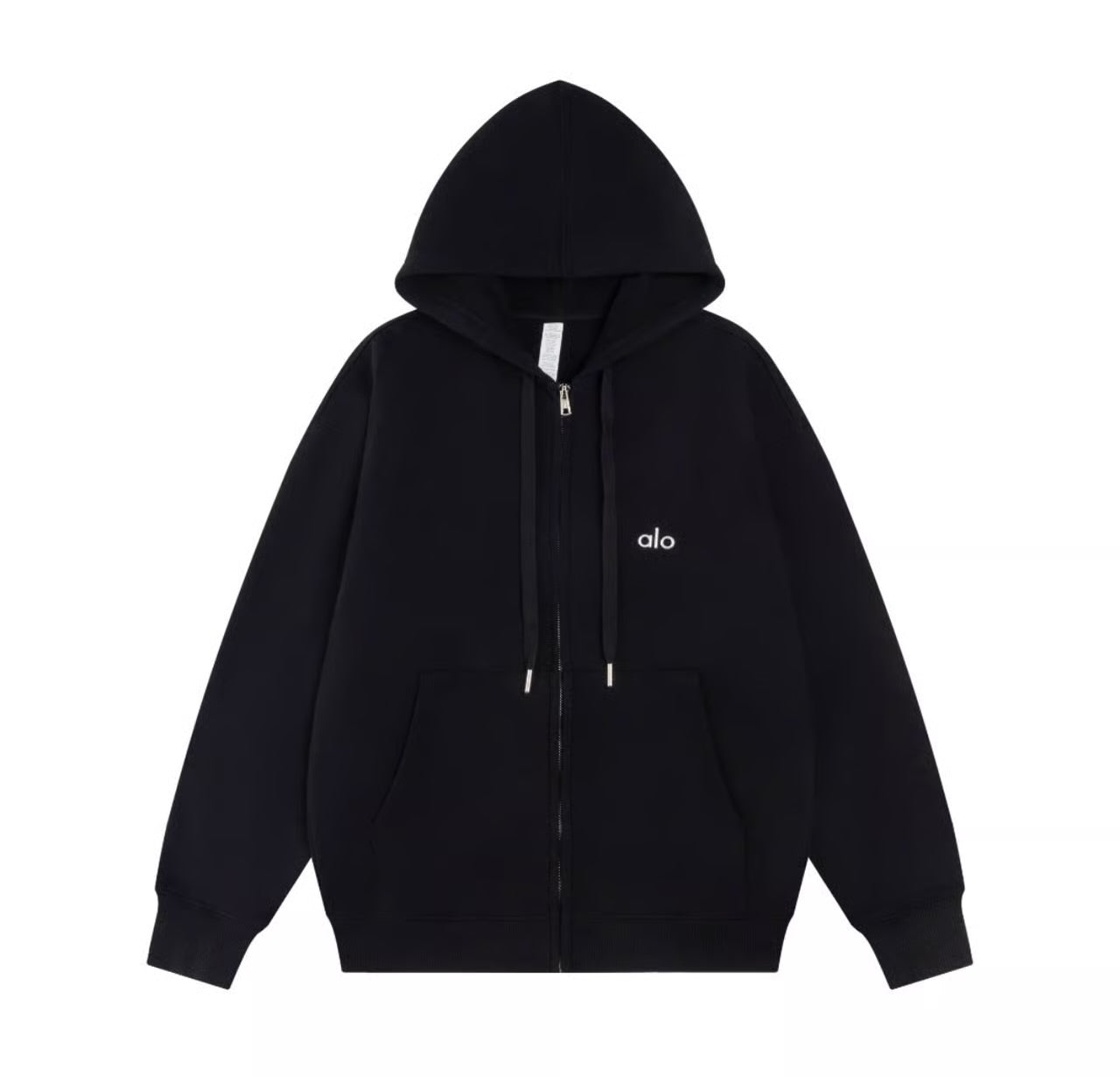 BLACK FULL ZIP UP