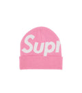SUPREME BIG LOGO BEANIE ‘PINK’