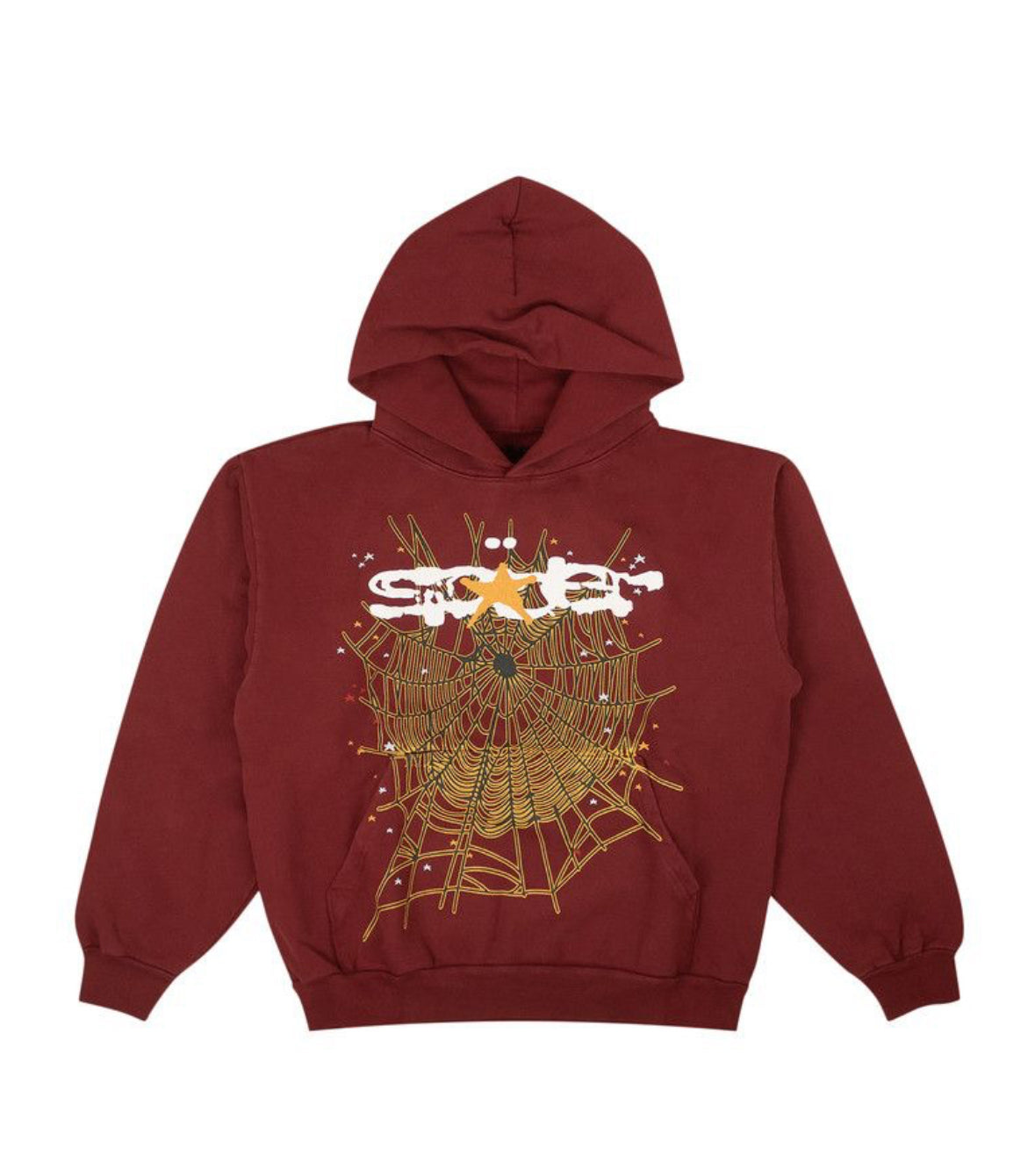 WEB HOODIE ‘MAROON’