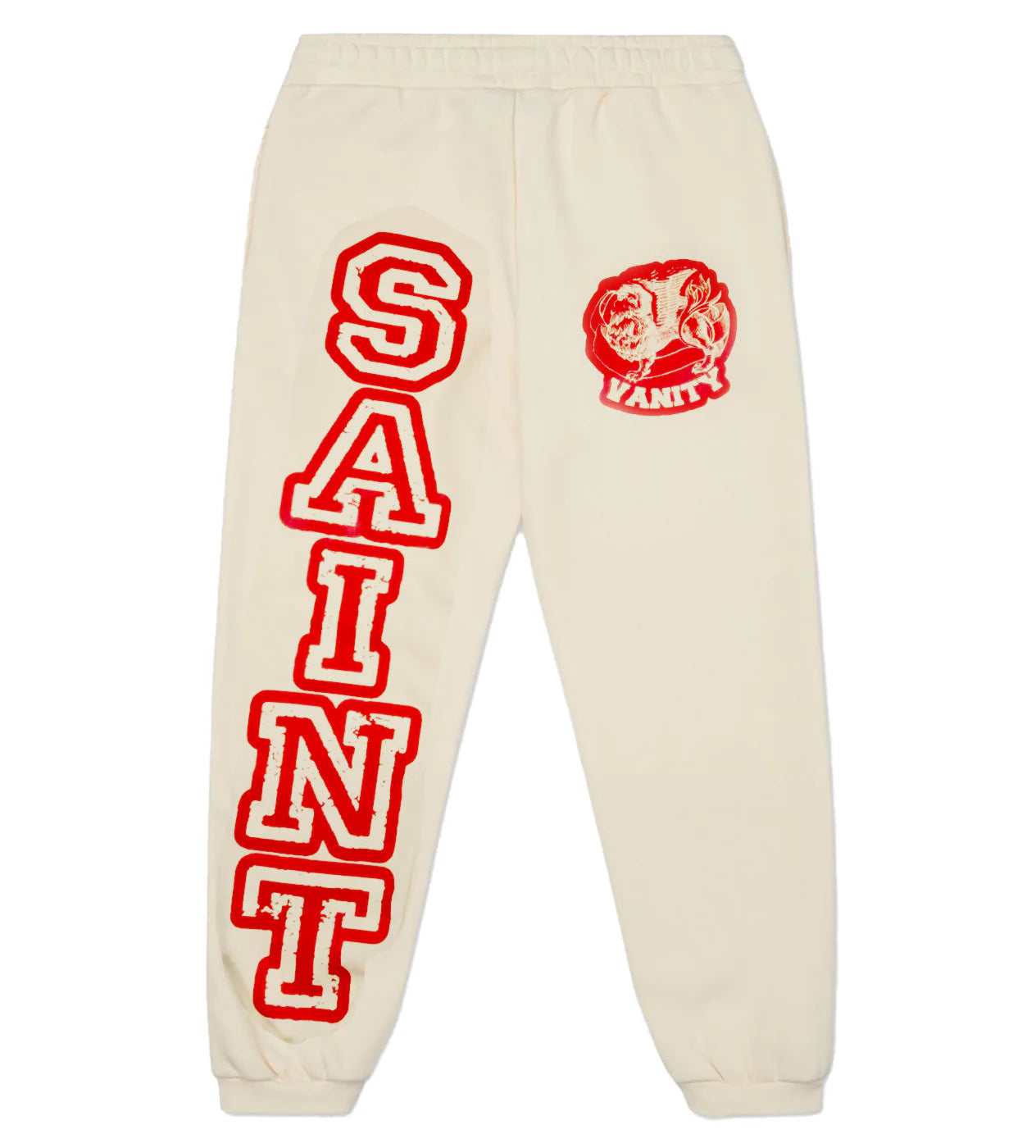 CREAM SAINT VANITY SWEATPANTS