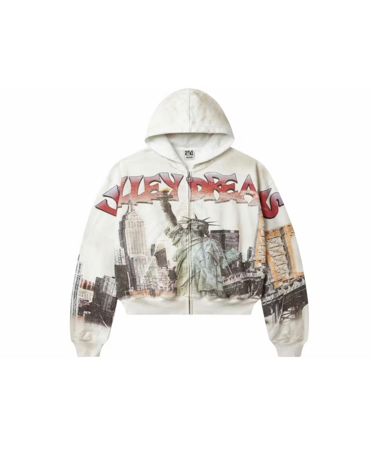 Vale Forever NYC Zip Up Hoodie 'White'