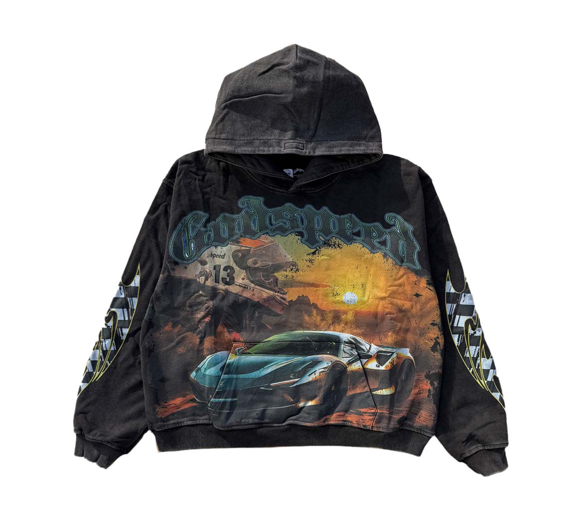 GODSPEED SUNSET DRIFT HOODIE BLACK