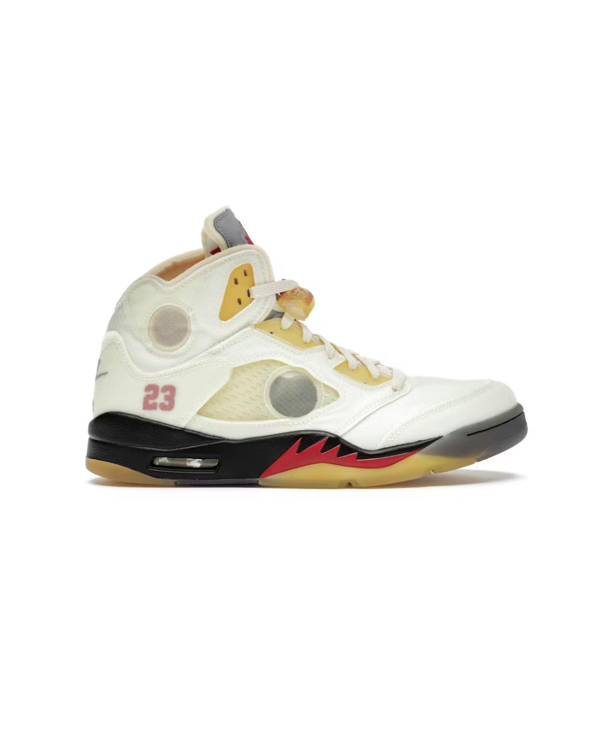 Off-White x Air Jordan 5 Retro 'Sail'