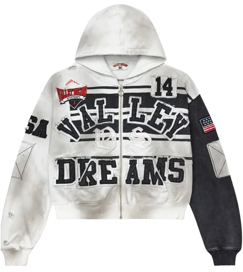 VALE COLLAGE ZIP UP ‘OREO’