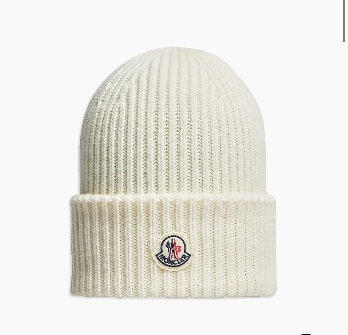 MONCLER BEANIE ‘WHITE’