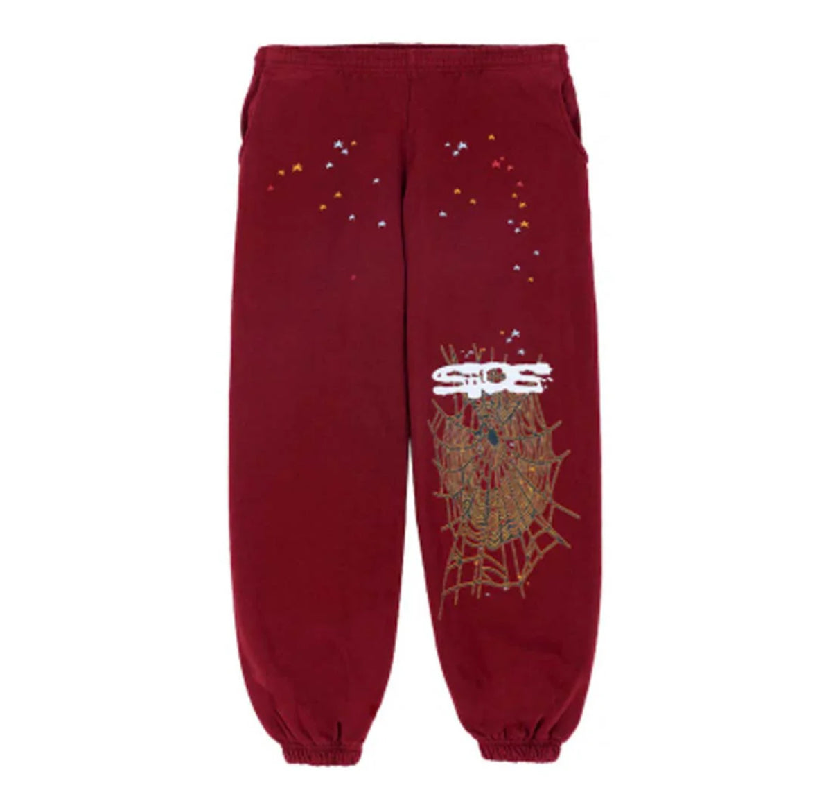WEB SWEATPANTS ‘MAROON’