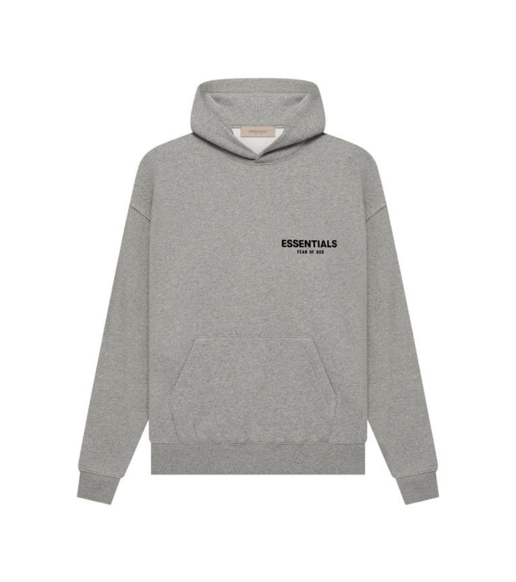 DARK OATMEAL ESSENTIALS HOODIE