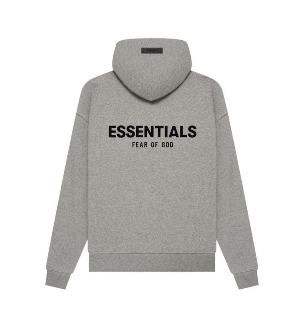 DARK OATMEAL ESSENTIALS HOODIE